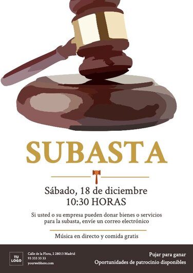 Edita un diseño para una subasta