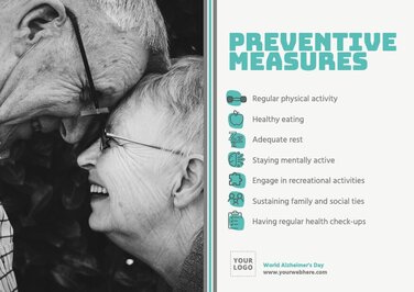 Edit an Alzheimer's Day banner