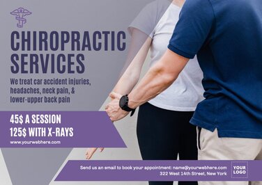 Free templates to promote your Chiropractic services