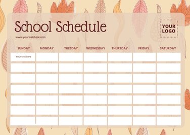 Een weekplanner bewerken