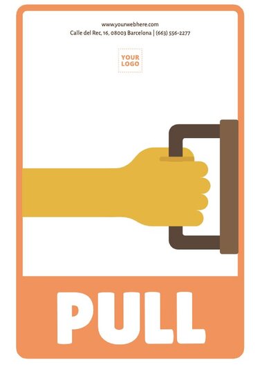 Push & Pull signs for your Business Doors