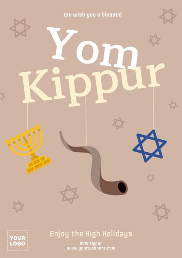 Edit a Yom Kippur poster