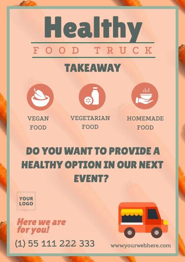 Edit a food truck template