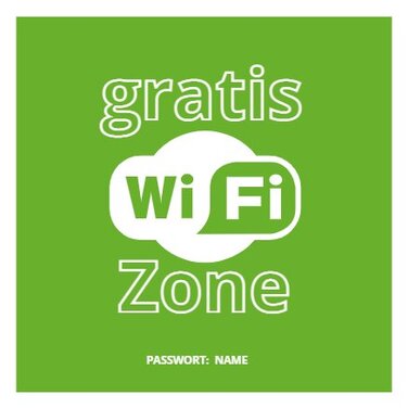 Erstelle dein Gratis-WIFI Poster