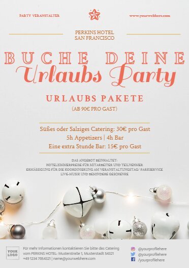 Bearbeite einen Flyer