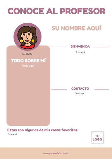 Edita un diseño de Conoce a tu Profesor