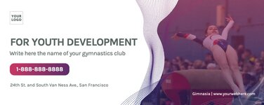 Modifier une affiche de gymnastique