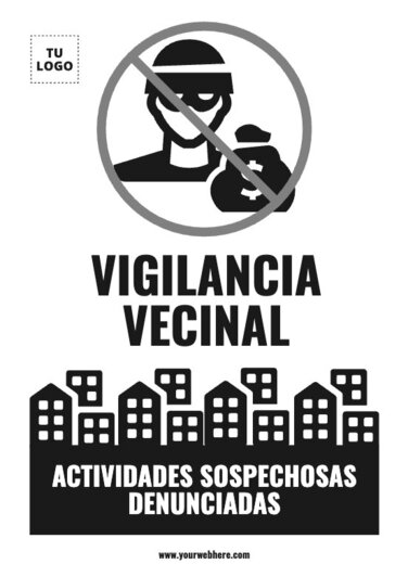 Editar un cartel de Vigilancia