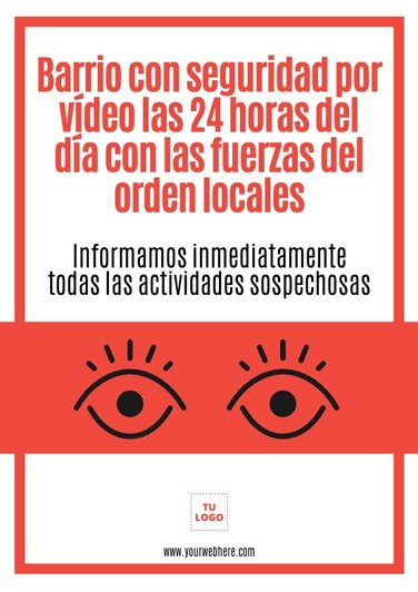 Editar un cartel de Vigilancia