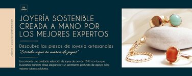 Edita un flyer de joyería