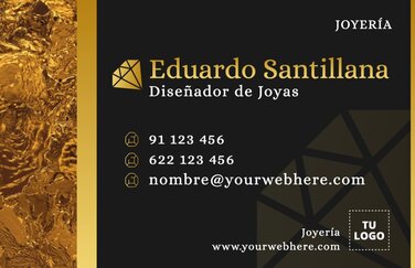 Edita un flyer de joyería