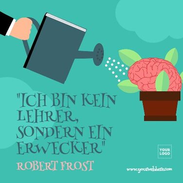 Bearbeite ein Bild mit inspirierenden Zitaten