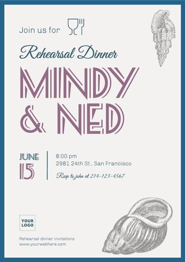 Free Rehearsal Dinner Invitation Templates