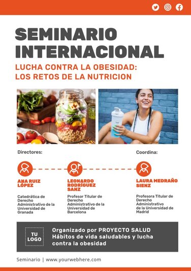 Edita un cartel de seminario