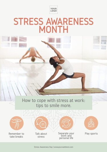 Edit a banner about stress
