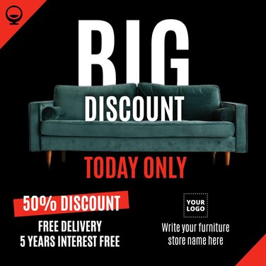 Edit a furniture banner