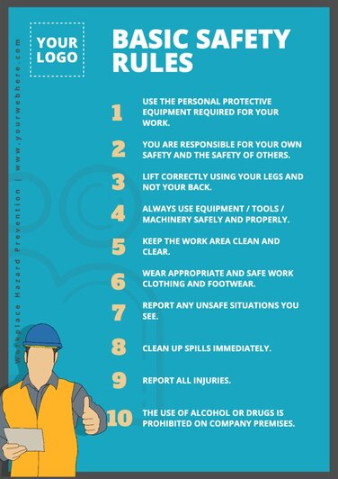 Workplace Safety Poster Templates to Download