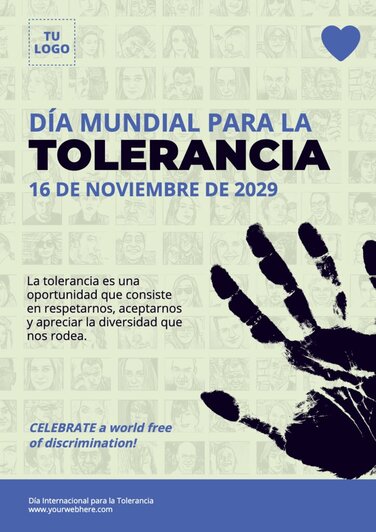 Diseña Carteles Del Día Internacional Para La Tolerancia 5724