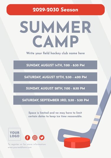 Edit a Hockey poster