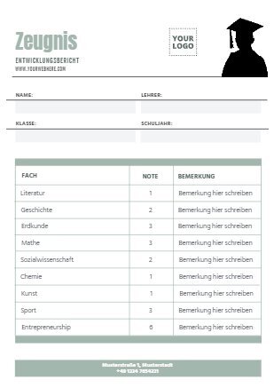 Bearbeite einen Lernfortschrittsbericht