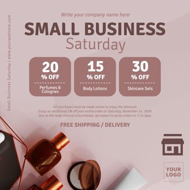 Small Business Saturday Flyer Templates