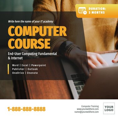 Free Computer Training Flyer Templates