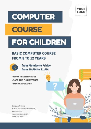 Free Computer Training Flyer Templates