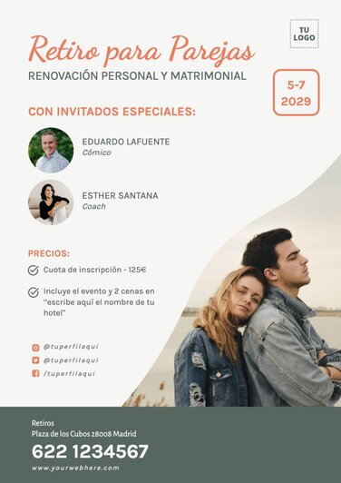 Flyer Adoramos Retiro Espiritual Social Media PSD Editável [download] -  Designi