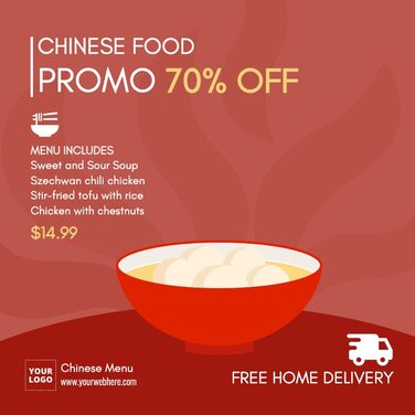 Edit a Chinese menu design