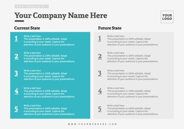 Editable Business Gap Analysis Templates