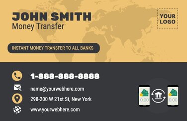 Edit a Money Transfer poster