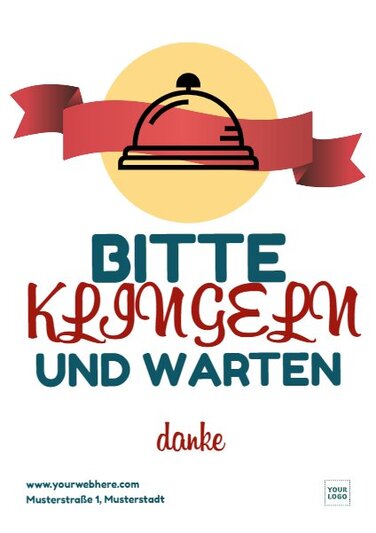 Kostenlose Bitte Klingeln Schilder zum Ausdrucken, die du online