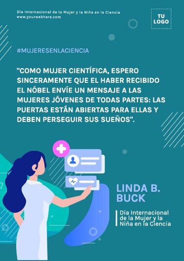 Edita un folleto de Mujeres Científicas