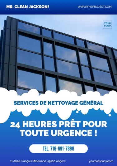 Modifier un modèle de nettoyage de vitres