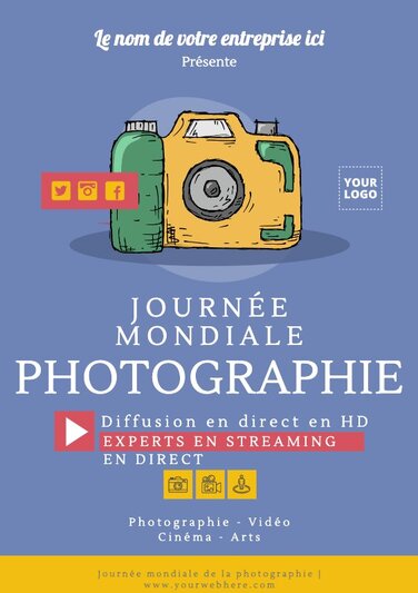 Modifier un prospectus pour la Journée nationale de la photographie