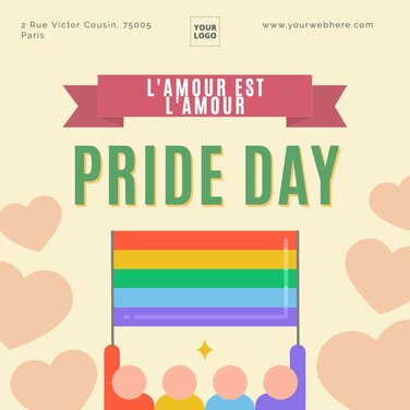 Modifier un modèle de Pride