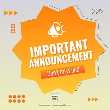 Edit an Announcement banner