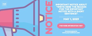 Edit an Announcement banner