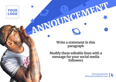 Edit an Announcement banner