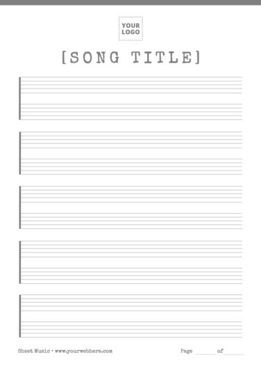 Edit a music sheet