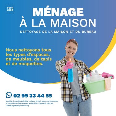 Modifier un modèle d'affiche de livraison à domicile