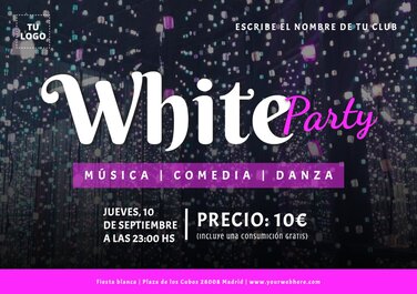 Edita un banner de Fiesta Blanca