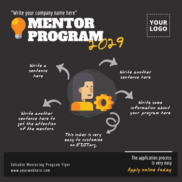 Free Mentoring Program Flyer Templates Online