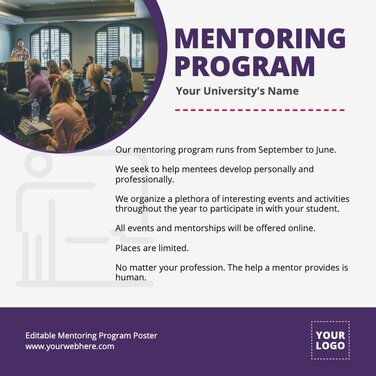 Edit a Mentorship poster