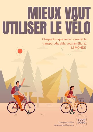 Modifier une affiche sur les transports publics