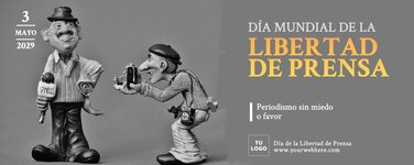 Edita un banner de Libertad de Prensa