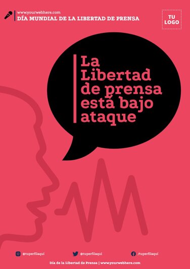 Edita un banner de Libertad de Prensa