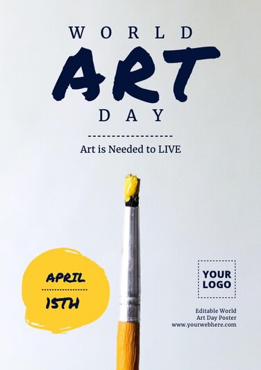 Edit a World Painters Day banner
