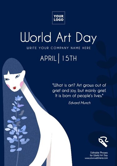 Edit a World Painters Day banner