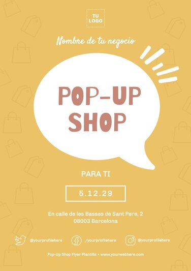 Edita un banner de Pop Up Shop